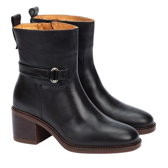 Pikolinos Women's Huesca High Ankle Boot US 9.5-10M EU 40 Black Brown NWOB - Picture 1 of 12